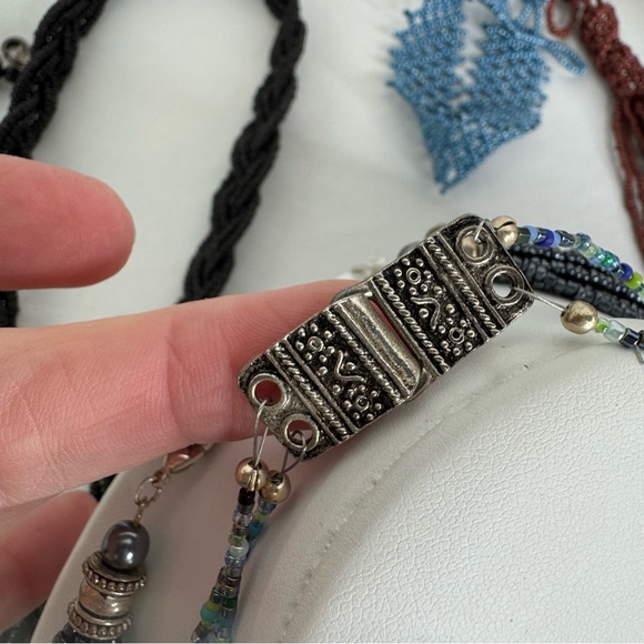 Massive Lot Bundle Multicolor Seedbead Beaded Necklace and Bracelet Collection - Picture 6 of 15